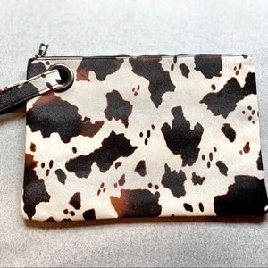 COW PRINT CLUTCH